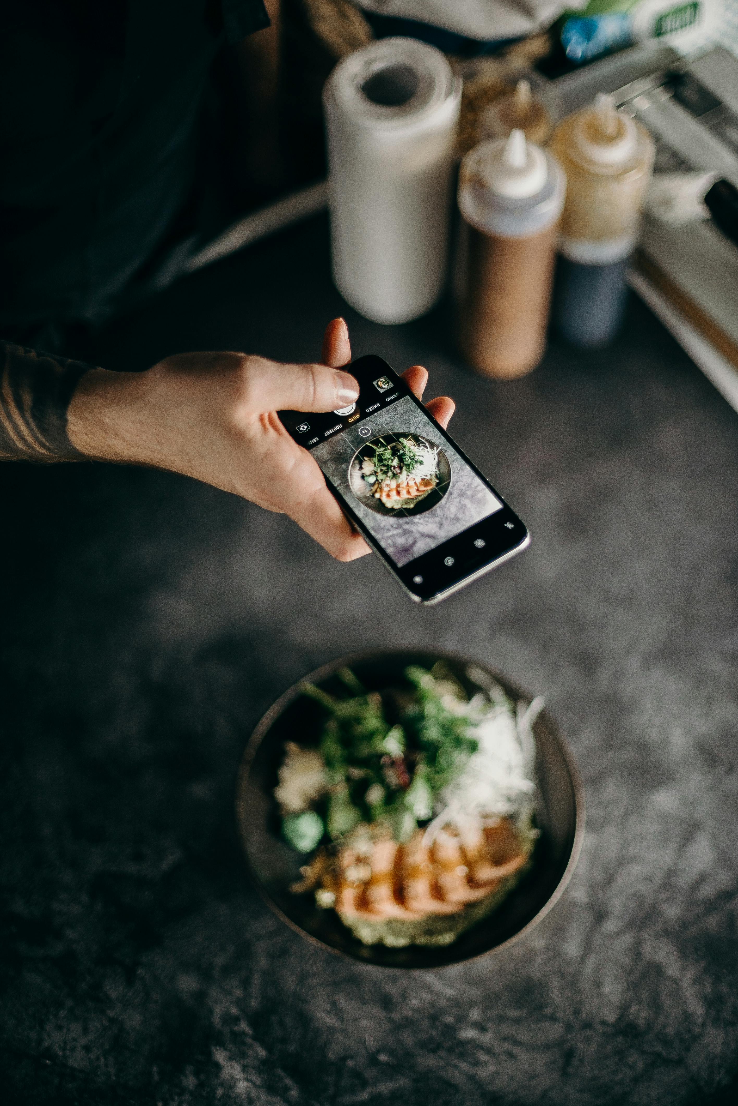 Capturing food photography